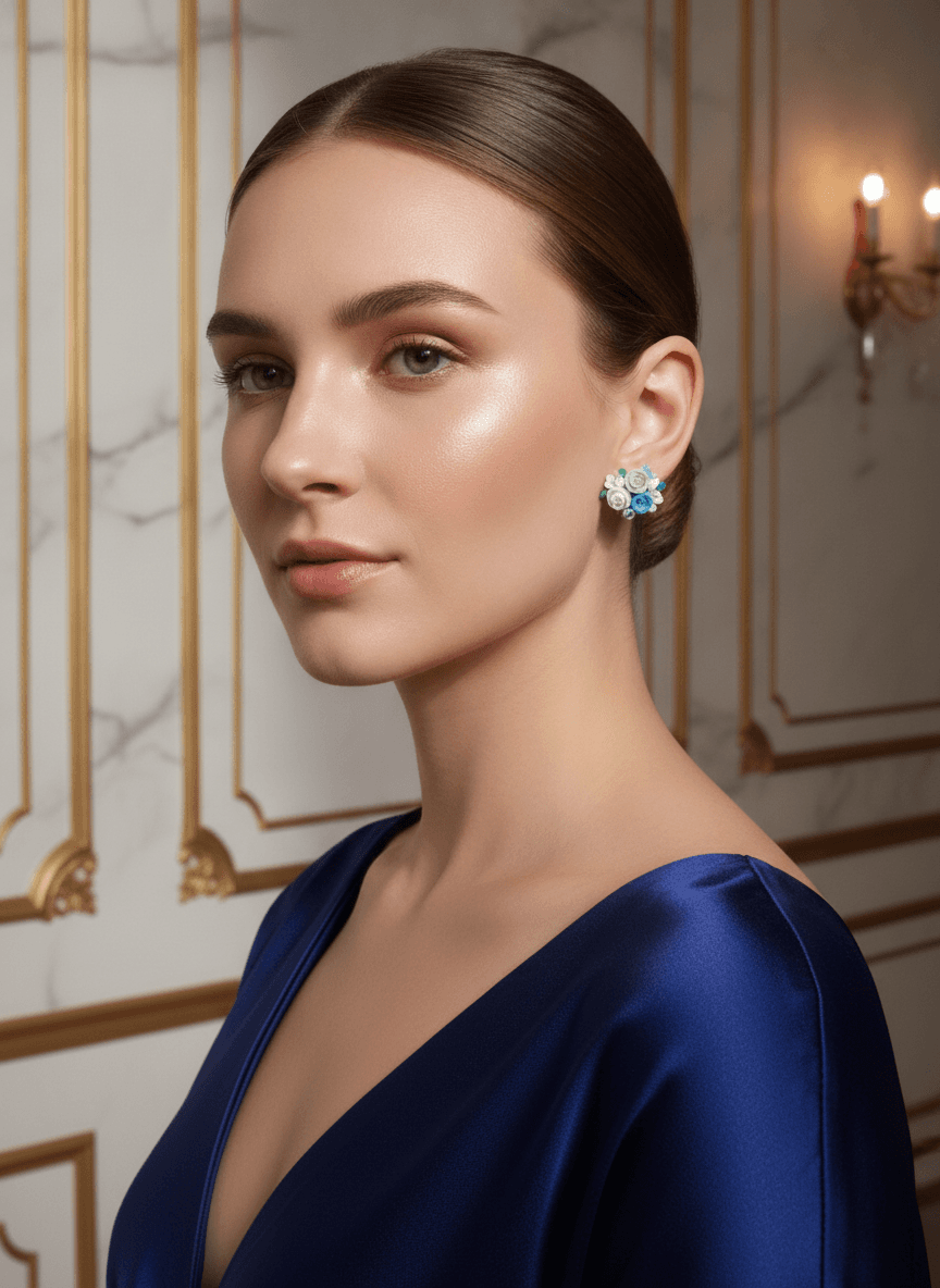 Mini Bouquet Stud Earrings